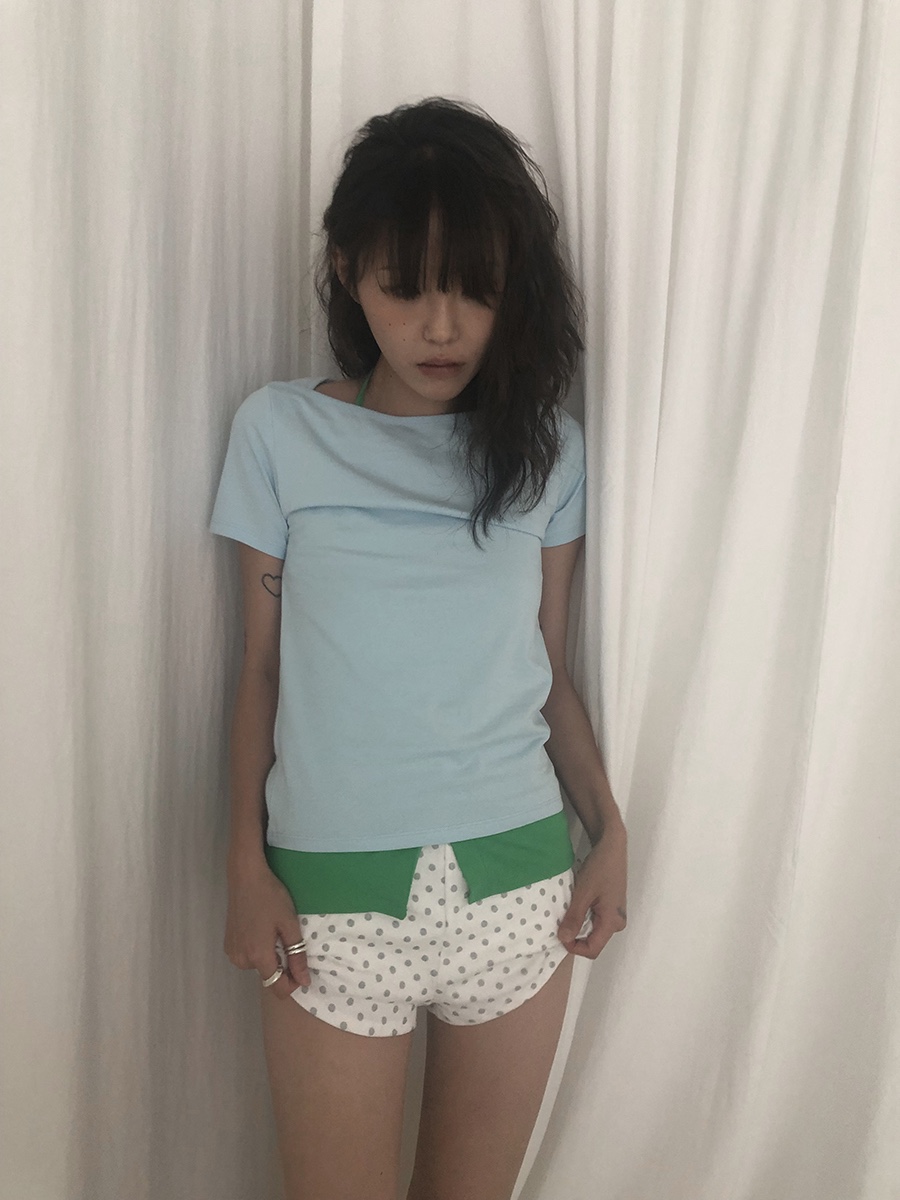 I I韓國代購㊣女士新品休閑25春夏職業人氣真品推薦時尚T恤ITSSONGT恤