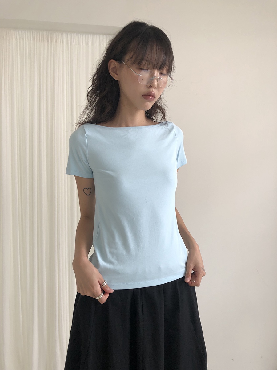 I I韓國代購㊣女士新品休閑25春夏職業人氣真品推薦時尚T恤ITSSONGT恤圖色1