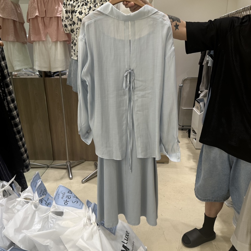 MELO韓國代購㊣女裝新品時尚真品人氣職業熱賣推薦休閑套裝MELO套裝