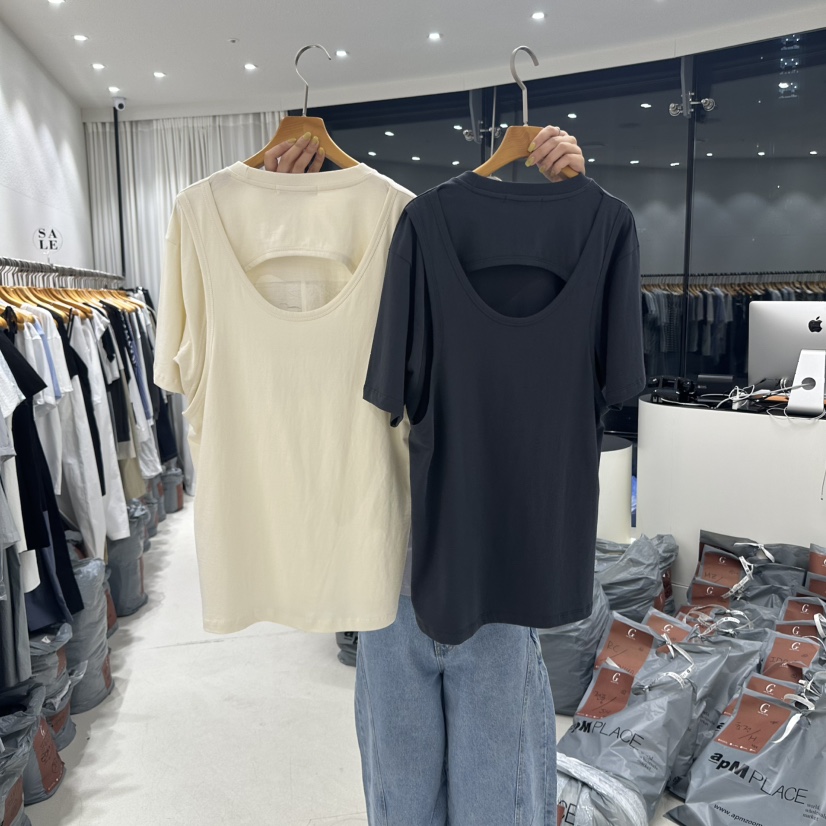 TREND SELLER/G東大門㊣代購女裝新款熱賣人氣休閑25春夏T恤G/TREND SELLERT恤