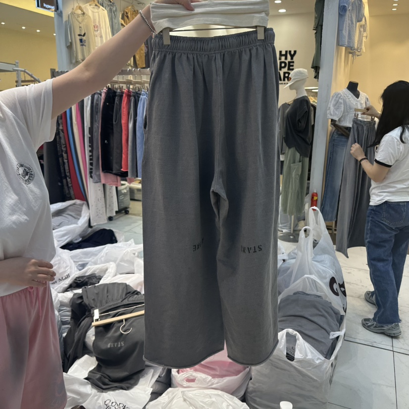 WASHBLUE韓國直郵㊣女裝新品25春夏時尚職業推薦休閑休閑褲WASHBLUE休閑褲