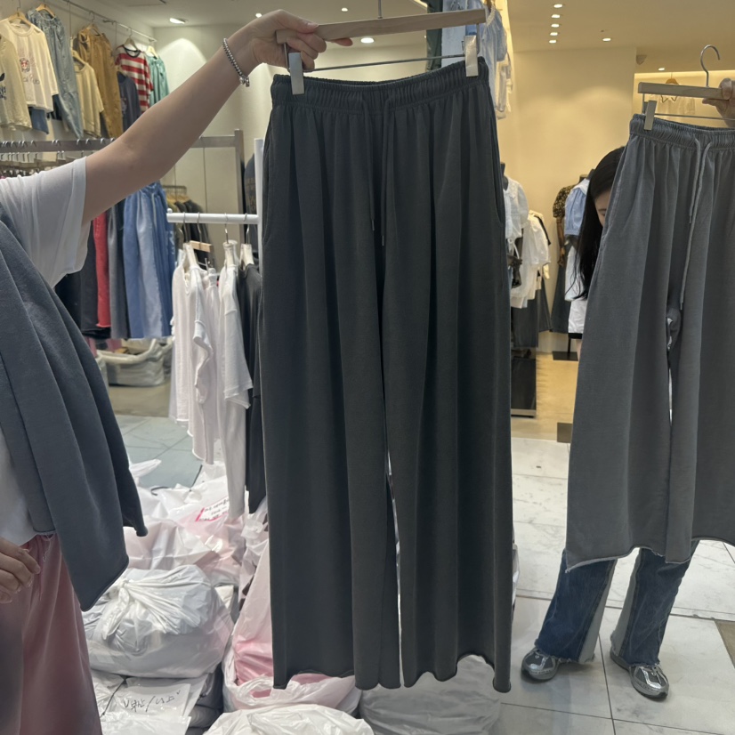 WASHBLUE韓國直郵㊣女裝新品25春夏時尚職業推薦休閑休閑褲WASHBLUE休閑褲圖色2