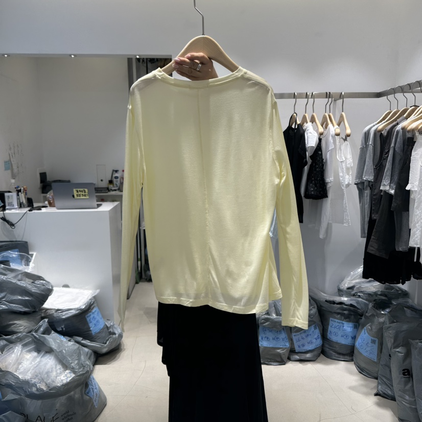 RICH SISTER韓國直郵㊣女士新款推薦時尚熱賣職業真品長袖T恤RICH SISTER長袖T恤