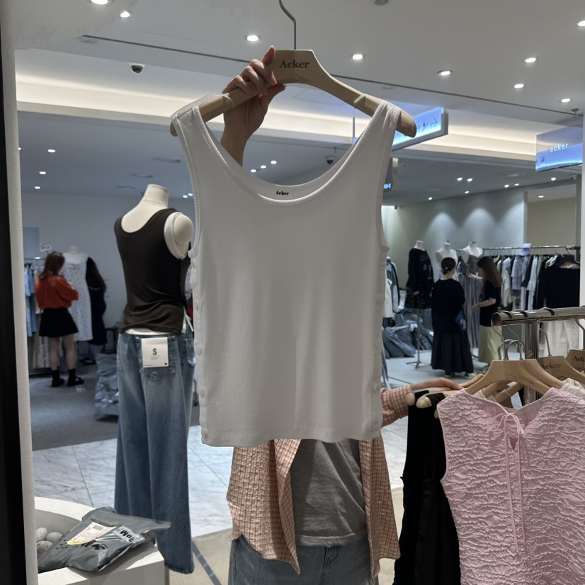 ACKER韓國直郵㊣女裝新品職業人氣推薦真品時尚休閑吊帶背心ACKER吊帶/背心
