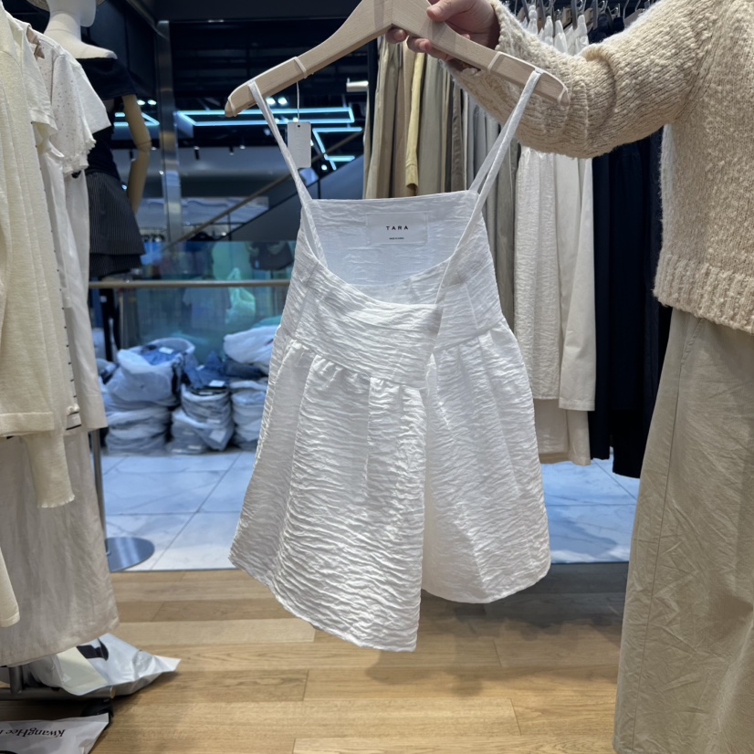 TARA東大門㊣代購女裝新品休閑25春夏推薦人氣時尚吊帶背心TARA吊帶/背心
