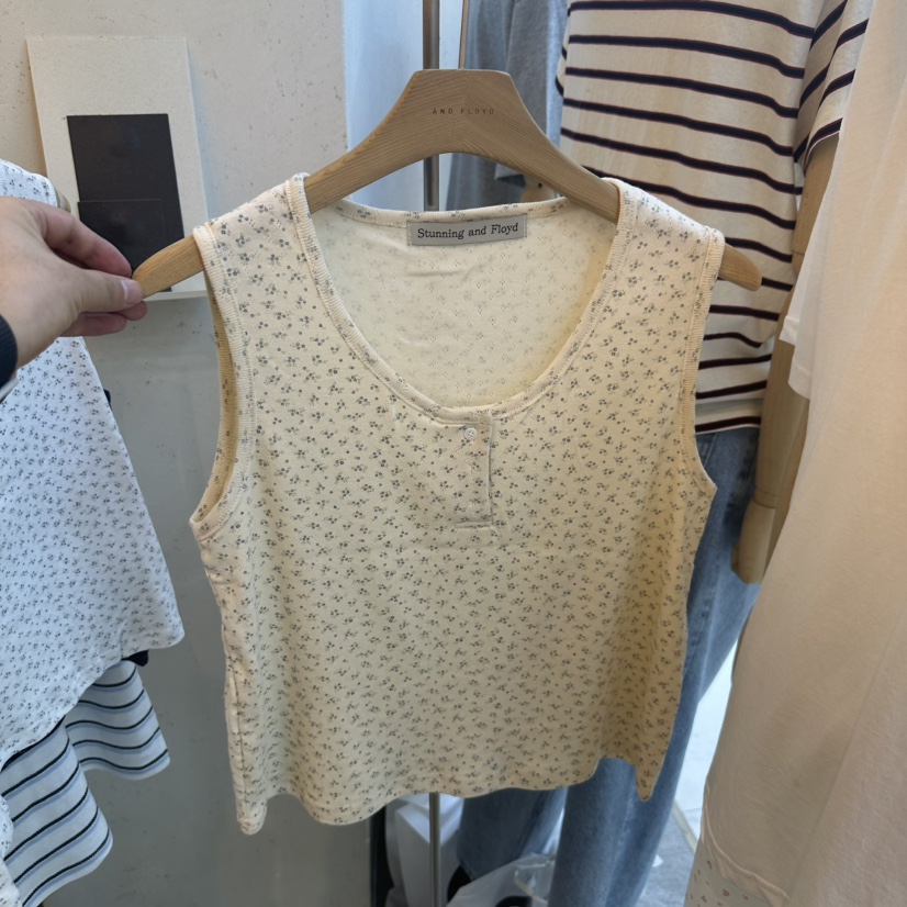 AND FLOYD東大門㊣直郵女士新品休閑25春夏熱賣職業吊帶背心stunning and Floyd吊帶/背心圖色2
