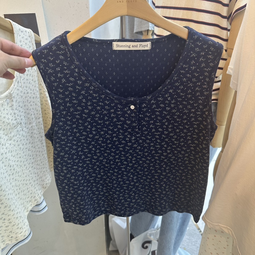 AND FLOYD東大門㊣直郵女士新品休閑25春夏熱賣職業吊帶背心stunning and Floyd吊帶/背心圖色3