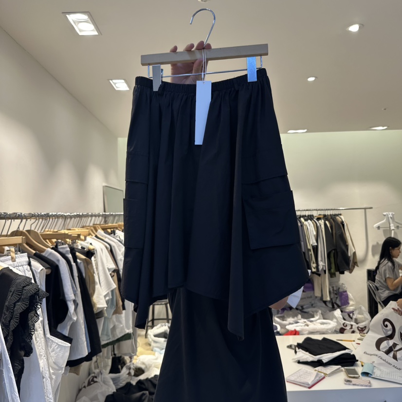 EYEFUL-Q東大門㊣代購女裝新品25春夏職業人氣半身裙中短裙eyeful半身裙/中短裙圖色2