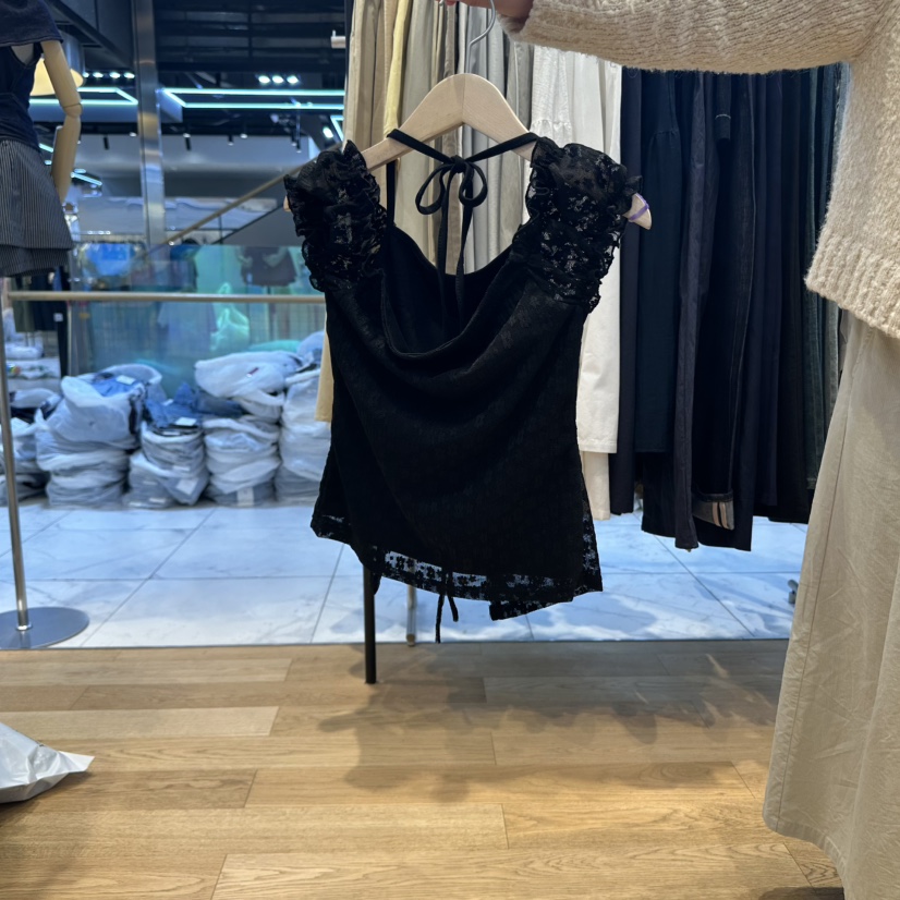 TARA東大門㊣直郵女士新款休閑真品25春夏吊帶背心蕾絲開衫TARA吊帶/背心
