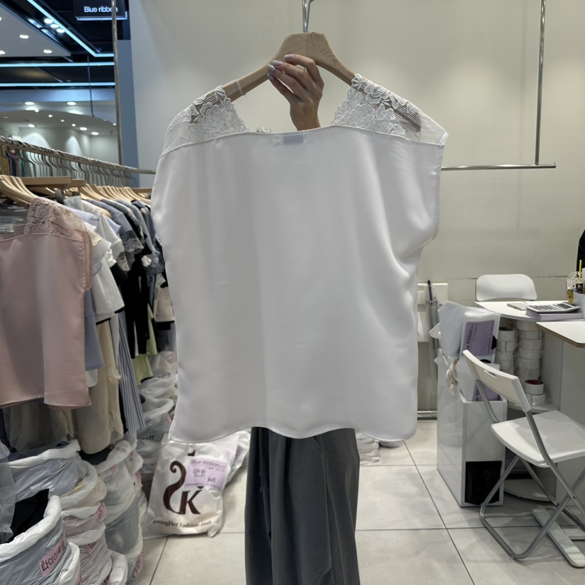 BLUE RIBBON東大門㊣直郵女士新品真品職業時尚人氣25春夏T恤BLUE RIBBONT恤