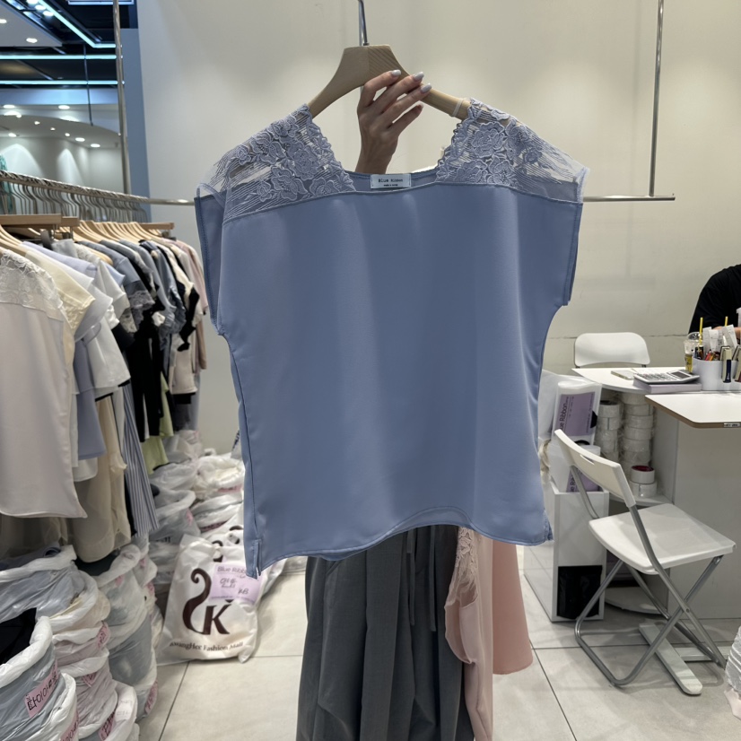 BLUE RIBBON東大門㊣直郵女士新品真品職業時尚人氣25春夏T恤BLUE RIBBONT恤圖色3
