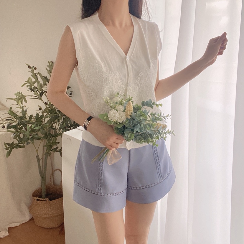 BLUE RIBBON東大門㊣代購女裝新品熱賣真品休閑推薦25春夏短褲BLUE RIBBON短褲