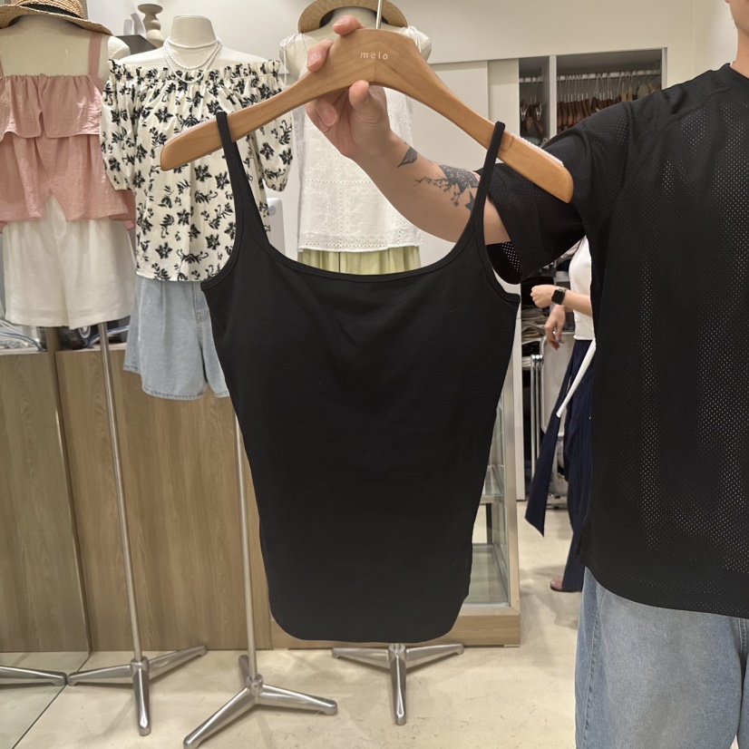 MELO東大門㊣實拍女士新款熱賣25春夏休閑人氣推薦吊帶背心MELO吊帶/背心圖色3
