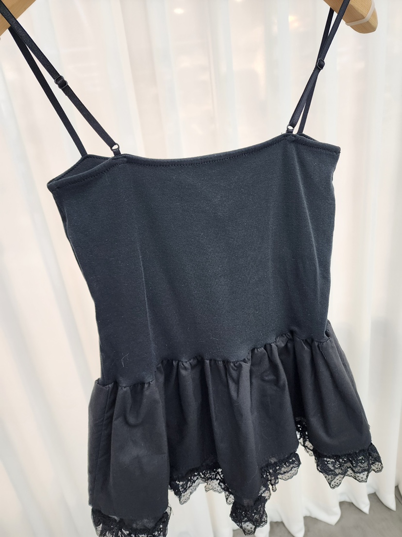 THE FIRST-Q東大門㊣直郵女士新品25春夏職業真品吊帶背心THE FIRST吊帶/背心