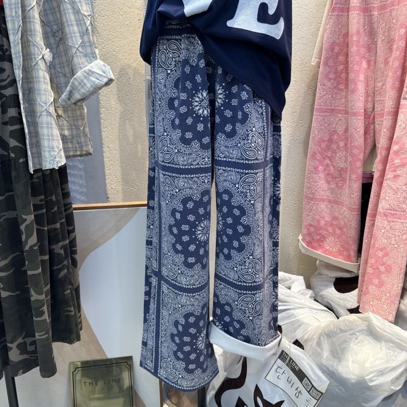 THE LINE-Q韓國直郵㊣女裝新品真品25春夏職業休閑休閑褲THE LINE-q休閑褲圖色2