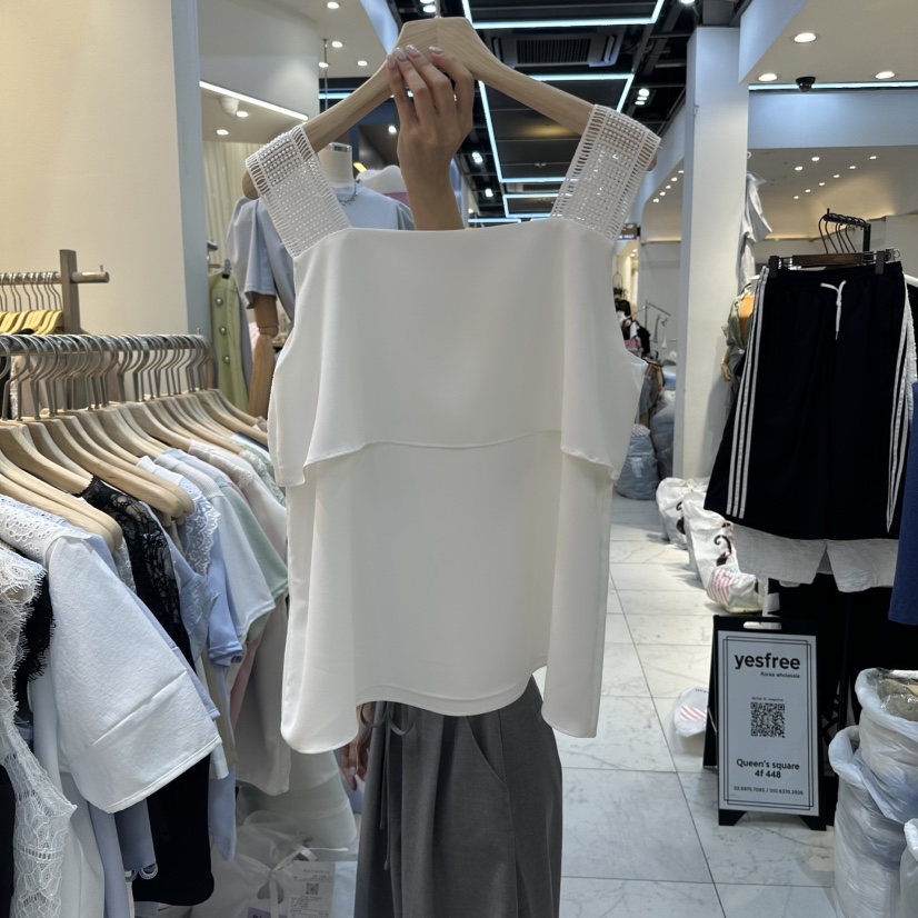 BLUE RIBBON東大門㊣實拍女士新品職業熱賣推薦休閑吊帶背心BLUE RIBBON吊帶/背心