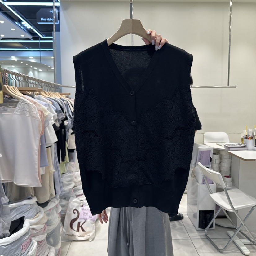 BLUE RIBBON東大門㊣實拍女士新品推薦時尚職業休閑人氣馬甲BLUE RIBBON馬甲圖色2
