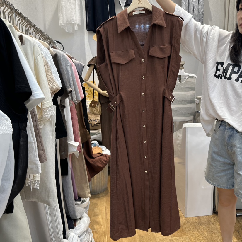 THE MOST-Q韓國直郵㊣女士新款25春夏人氣休閑推薦連衣裙THE MOST連衣裙圖色2