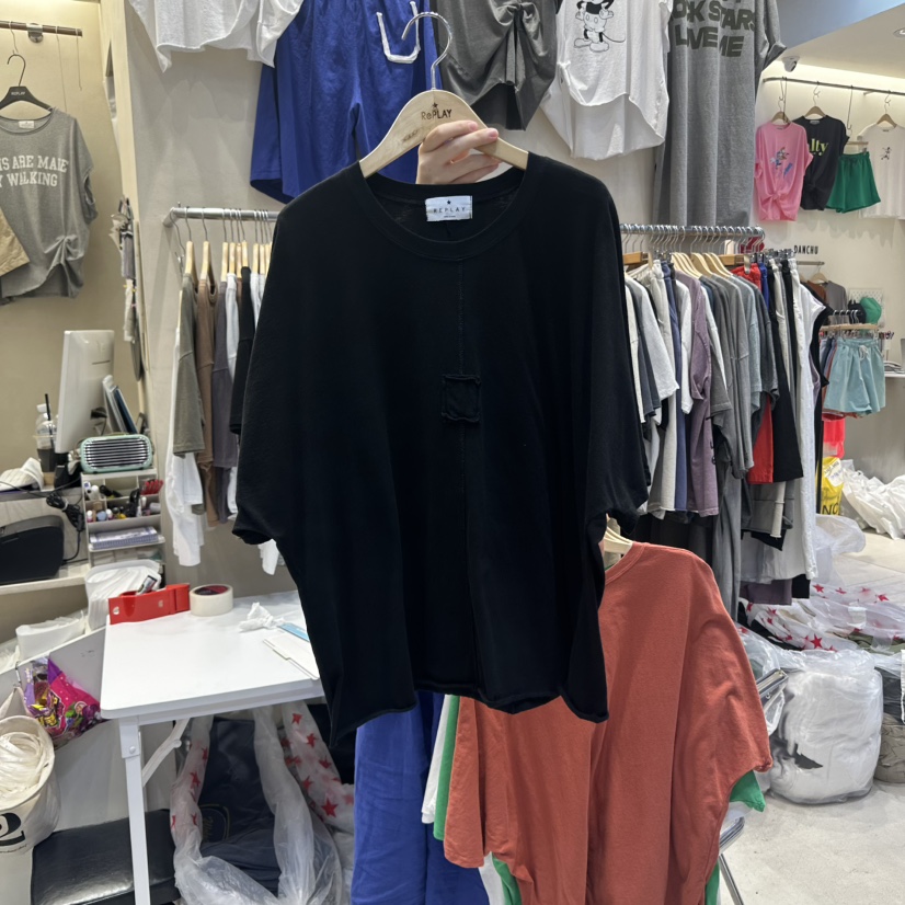 REPLAY東大門㊣直郵女裝新品真品職業人氣休閑推薦25春夏T恤REPLAYT恤圖色4