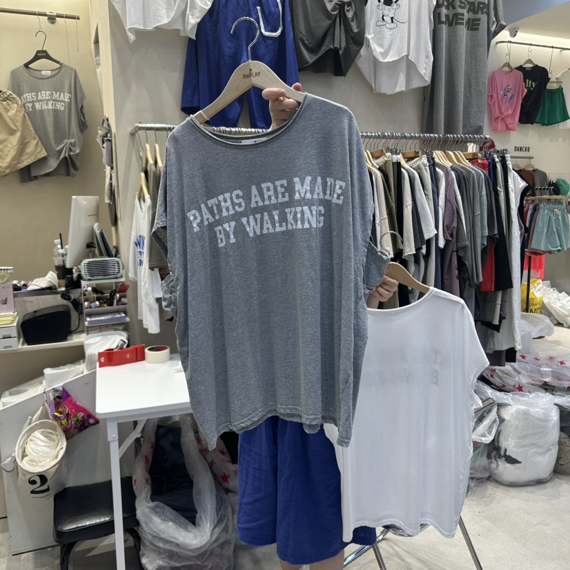 REPLAY韓國代購㊣女士新品熱賣職業25春夏人氣真品休閑時尚T恤REPLAYT恤圖色2