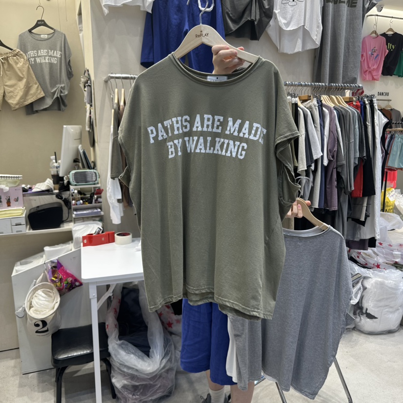 REPLAY韓國代購㊣女士新品熱賣職業25春夏人氣真品休閑時尚T恤REPLAYT恤圖色3