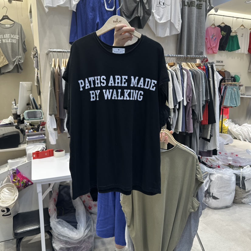 REPLAY韓國代購㊣女士新品熱賣職業25春夏人氣真品休閑時尚T恤REPLAYT恤圖色4
