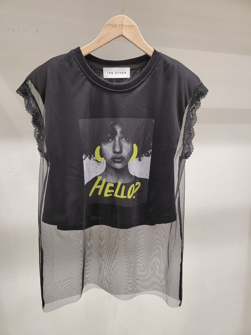 THE OTHER韓國代購㊣女士新品休閑人氣時尚吊帶背心透視長款THE OTHER吊帶/背心圖色3