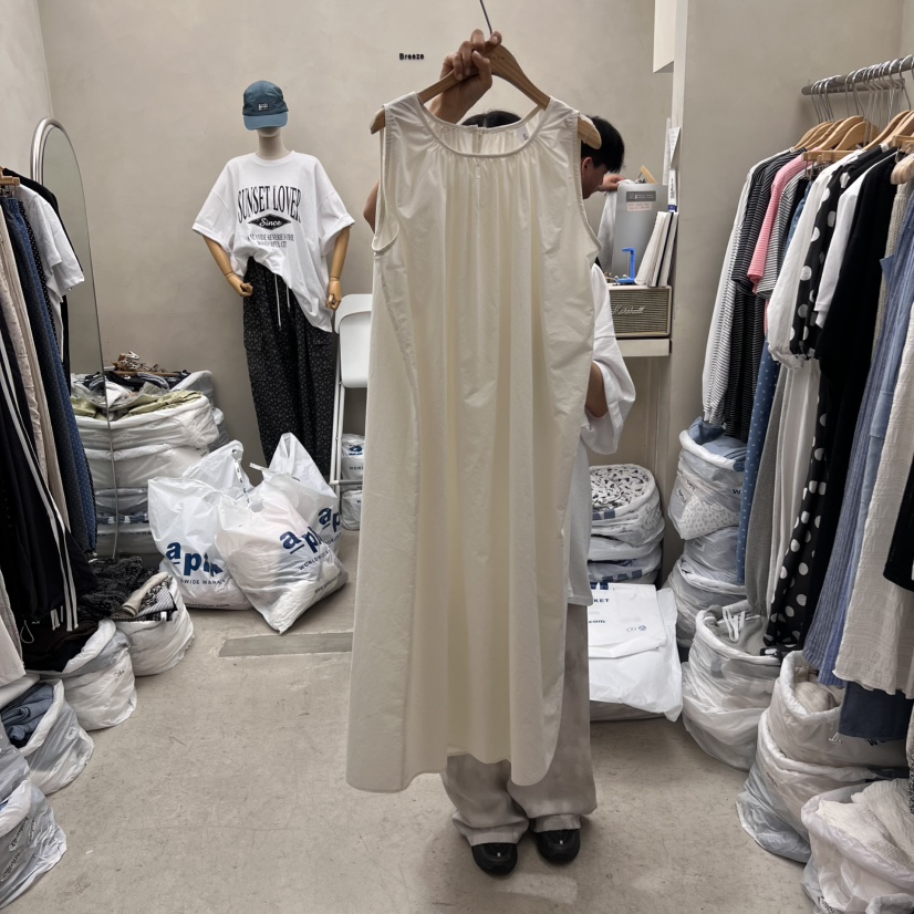 BREEZE韓國直郵㊣女士新品人氣時尚休閑熱賣25春夏職業連衣裙BREEZE連衣裙圖色1
