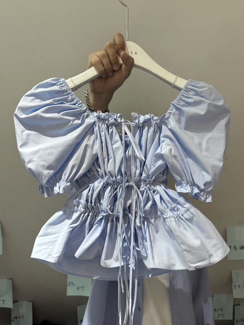 BELITA-L韓國直郵㊣女裝新品職業熱賣推薦休閑人氣襯衫蕾絲衫BELITA-L襯衫/蕾絲衫圖色3