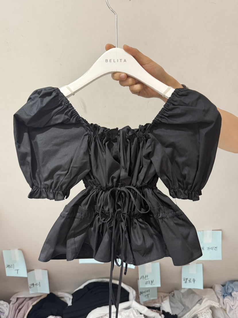 BELITA-L韓國直郵㊣女裝新品職業熱賣推薦休閑人氣襯衫蕾絲衫BELITA-L襯衫/蕾絲衫圖色4