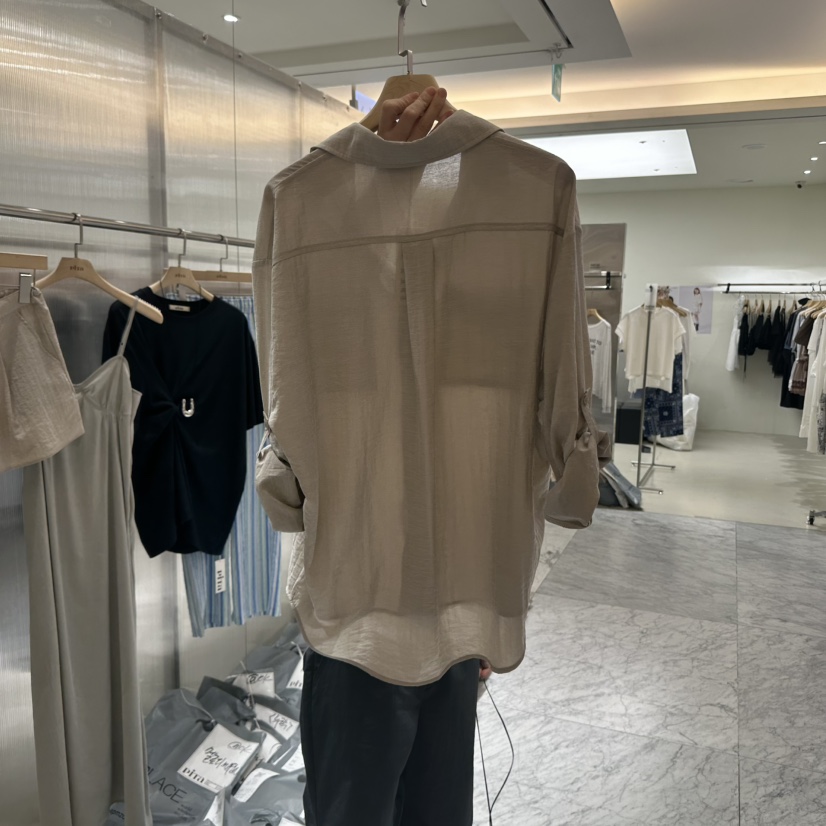 PITA韓國直郵㊣女士新款時尚職業人氣熱賣真品25春夏襯衫蕾絲衫THE VERLIN/piTa襯衫/蕾絲衫