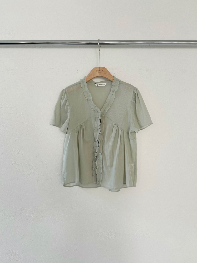 2ND GATE韓國直郵㊣女士新品25春夏人氣熱賣真品襯衫蕾絲衫2ND GATE襯衫/蕾絲衫圖色2