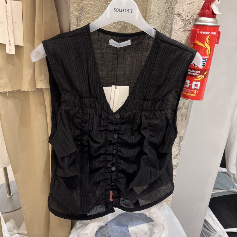 SOLD OUT韓國直郵㊣女士新款職業真品熱賣休閑推薦襯衫蕾絲衫SOLD OUT襯衫/蕾絲衫圖色4