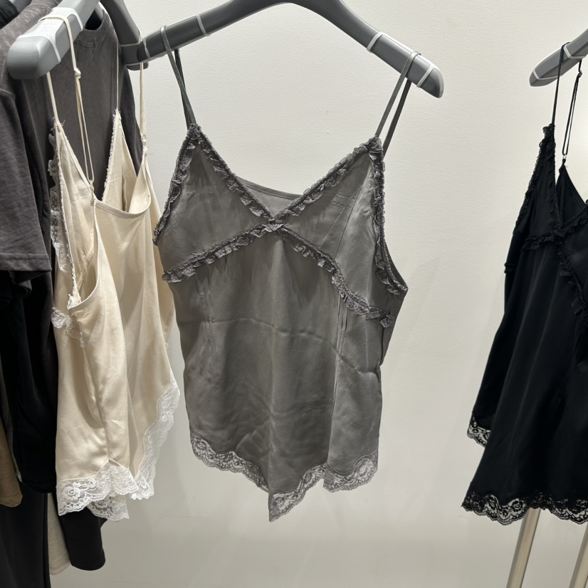 TARABY MOTION東大門㊣代購女士新款真品25春夏吊帶背心蕾絲TARABY MOTION吊帶/背心圖色2