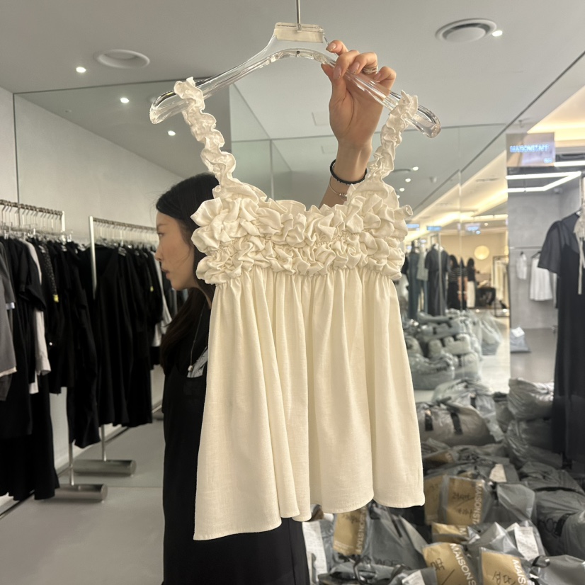 DOUBLE STANDARD/LE SMOKING/MAISONSTAFF東大門㊣實拍女裝新款熱賣吊帶背心MAISONSTAFF吊帶/背心