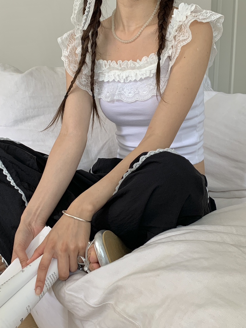 MORE THAN-P韓國直郵㊣女裝新款真品25春夏熱賣休閑吊帶背心MORE THAN吊帶/背心