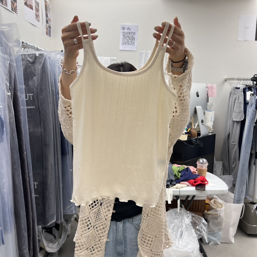 SOLD OUT韓國直郵㊣女士新款時尚推薦職業真品休閑吊帶背心SOLD OUT吊帶/背心圖色4
