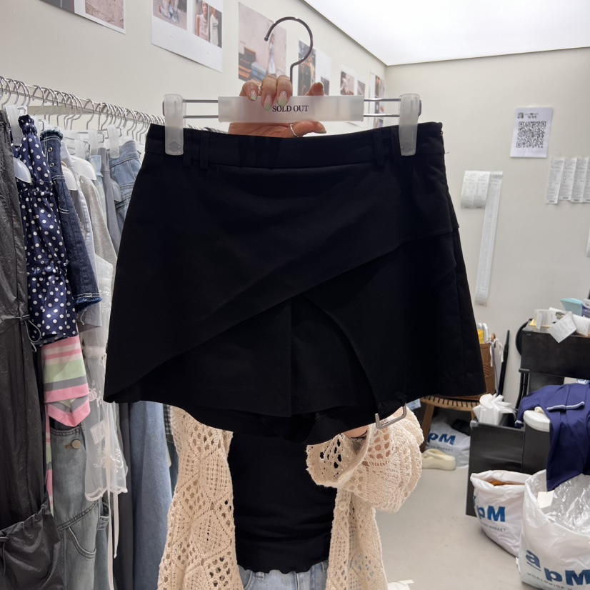 SOLD OUT東大門㊣代購女裝新品熱賣25春夏休閑推薦人氣短褲SOLD OUT短褲圖色1