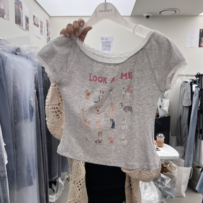 SOLD OUT東大門㊣代購女士新款推薦人氣職業時尚真品休閑T恤SOLD OUTT恤圖色3