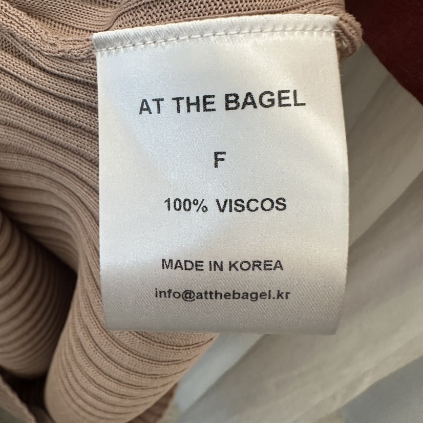 AT THE BAGEL韓國代購㊣女裝新款推薦時尚25春夏吊帶背心AT THE BAGEL吊帶/背心