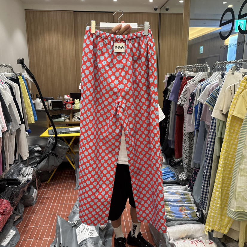 E/E/E東大門㊣直郵女士新品推薦休閑真品人氣時尚熱賣休閑褲E/E/E休閑褲