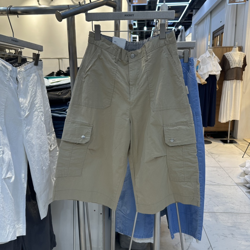 POCKET-Q東大門㊣直郵女士新品時尚休閑推薦人氣25春夏短褲POCKET-Q短褲圖色2
