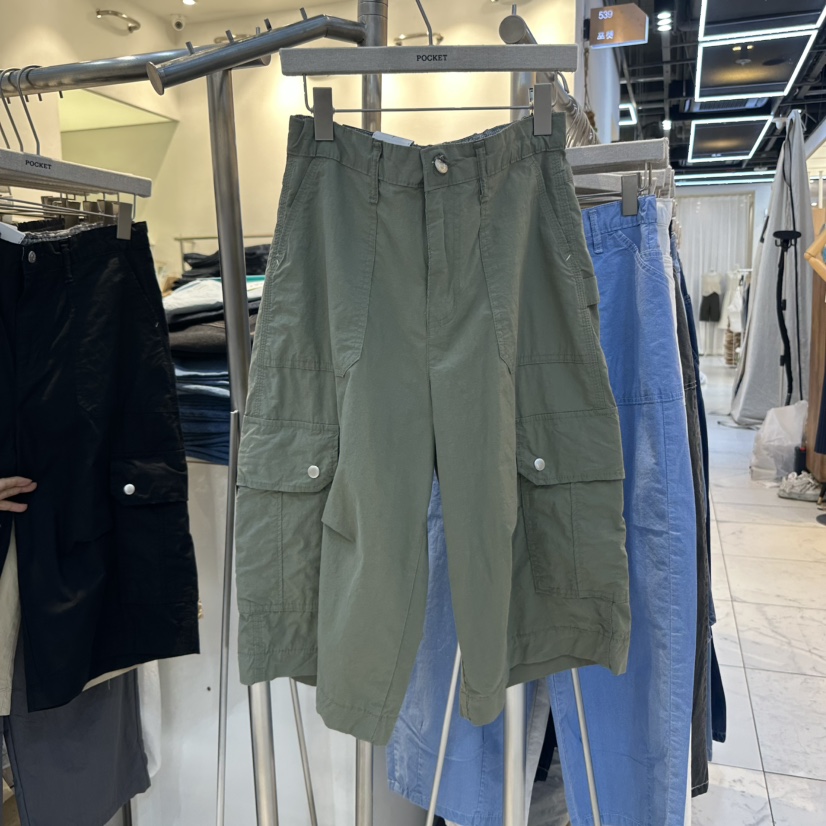 POCKET-Q東大門㊣直郵女士新品時尚休閑推薦人氣25春夏短褲POCKET-Q短褲圖色4
