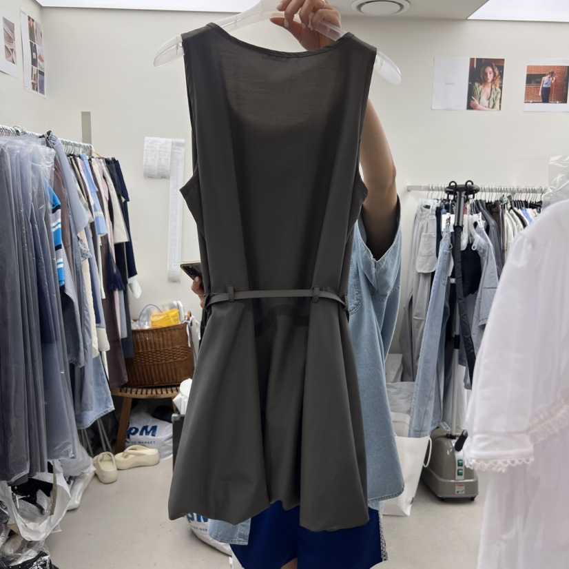 SOLD OUT東大門㊣直郵女士新款職業熱賣推薦連衣裙包含腰帶SOLD OUT連衣裙