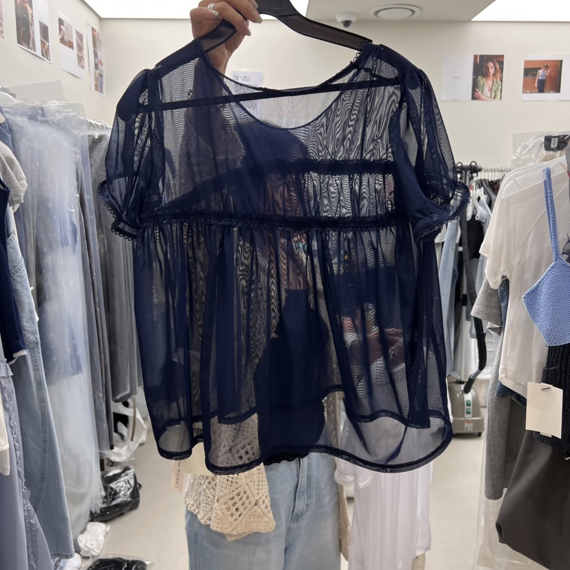 SOLD OUT東大門㊣實拍女裝新款休閑真品推薦熱賣襯衫蕾絲衫SOLD OUT襯衫/蕾絲衫
