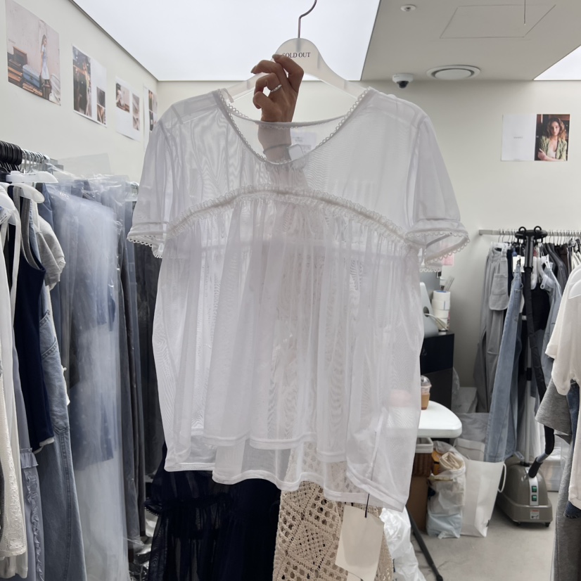 SOLD OUT東大門㊣實拍女裝新款休閑真品推薦熱賣襯衫蕾絲衫SOLD OUT襯衫/蕾絲衫