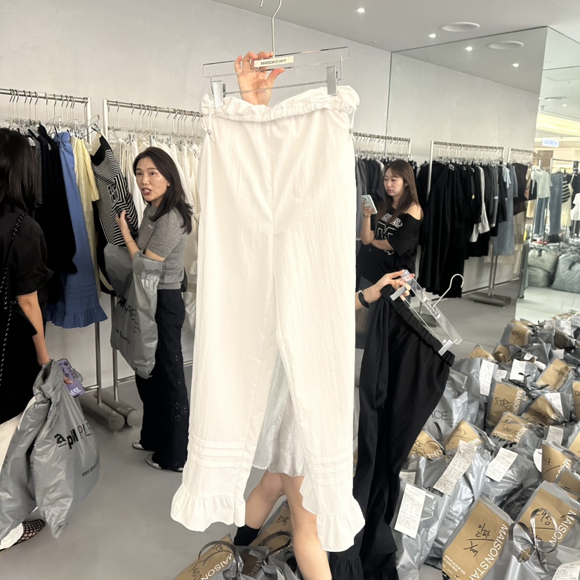 DOUBLE STANDARD/LE SMOKING/MAISONSTAFF韓國直郵㊣女士新品人氣休閑褲MAISONSTAFF休閑褲圖色3