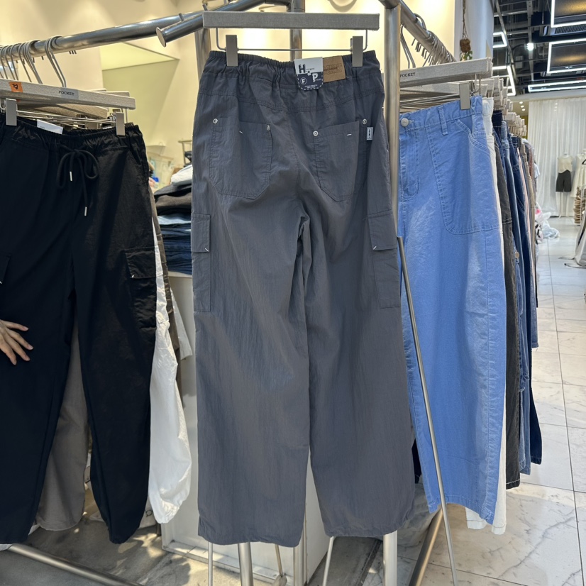 POCKET-Q韓國代購㊣女裝新品25春夏時尚熱賣休閑職業休閑褲POCKET-Q休閑褲