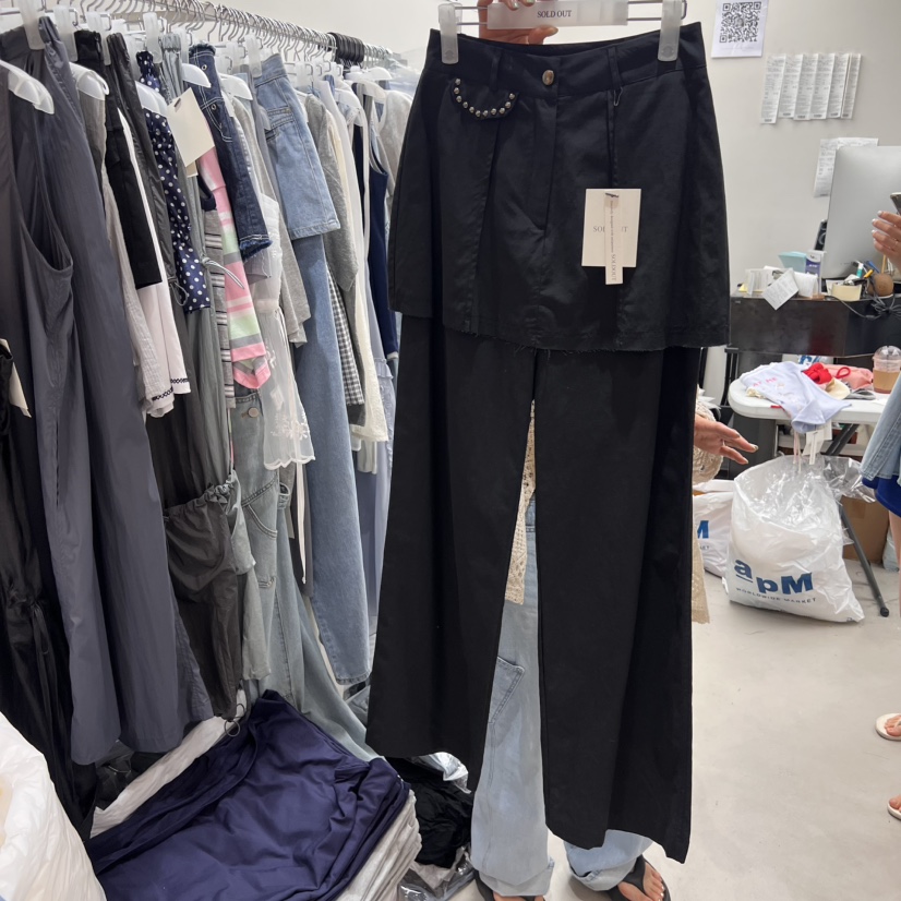 SOLD OUT東大門㊣直郵女裝新品熱賣時尚職業25春夏推薦裙褲SOLD OUT裙褲圖色3