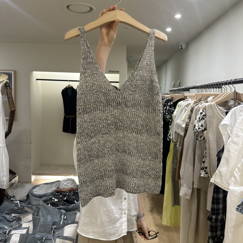 WINSOME韓國代購㊣女士新品人氣推薦25春夏熱賣真品吊帶背心WINSOME吊帶/背心